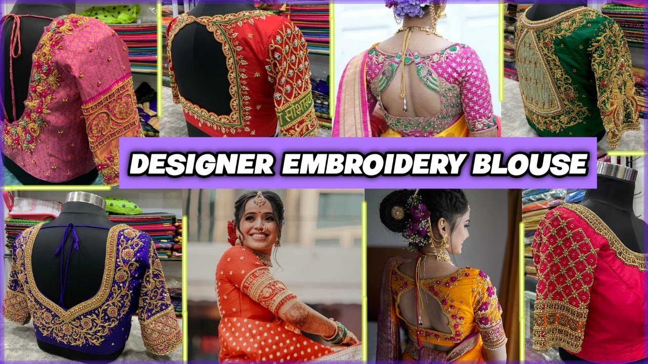 सायन कोळीवाडा- Designer Blouse | Blouse  Design | Designer Embroidery Blouse | Wedding Special