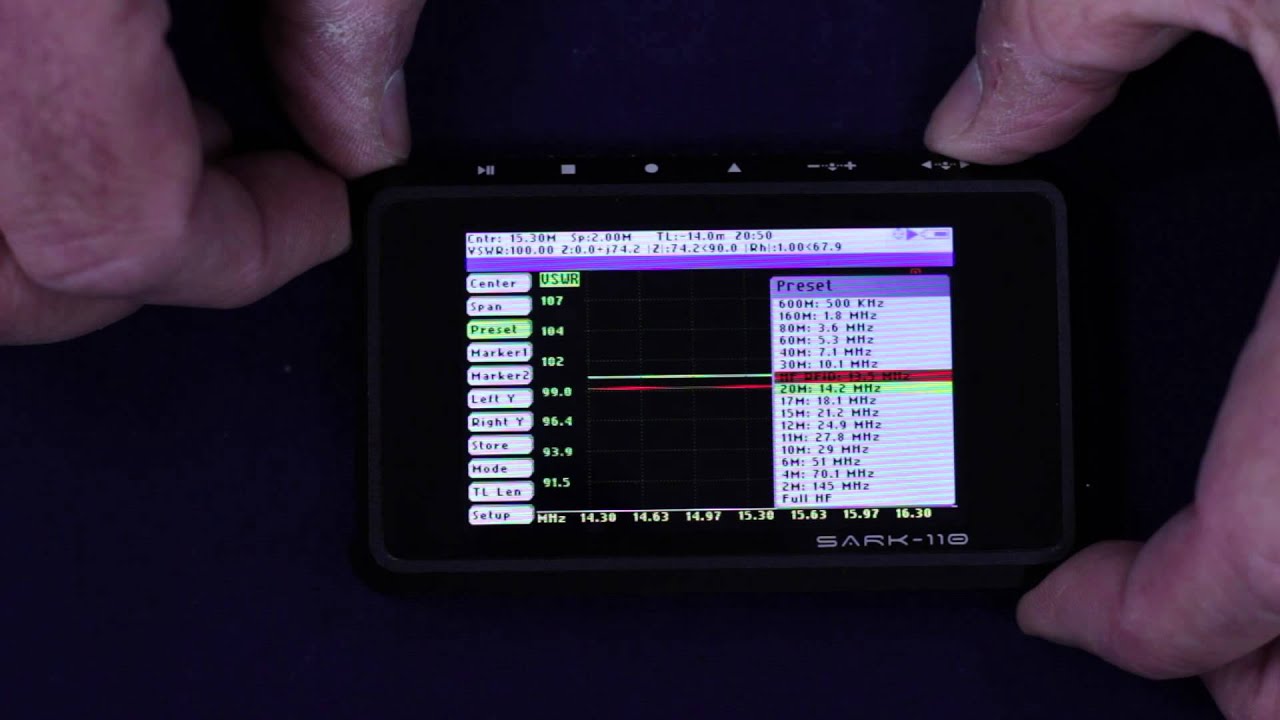SARK-110 Vector Impedance Antenna Analyser Presented by ML&S Ltd