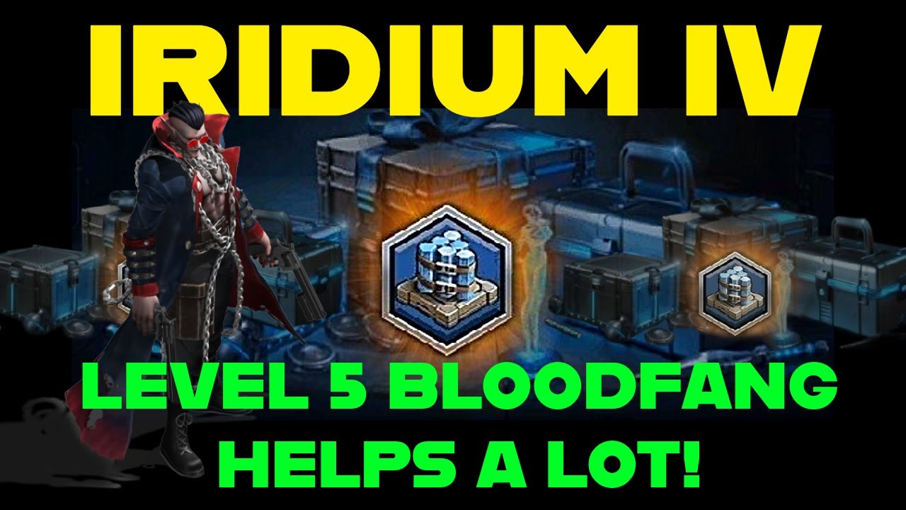 War Commander: Iridium IV (Level 5 Bloodfang Helps A Lot)