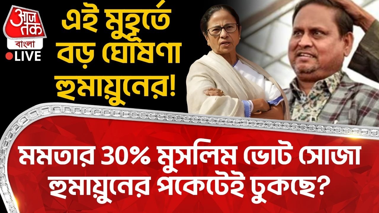 🛑এই মুহূর্তে বড় ঘোষণা Humayun Kabirর!Mamata Banerjeeর 30% Muslim Vote সোজা হুমায়ুুনের পকেটেই ঢুকছে?