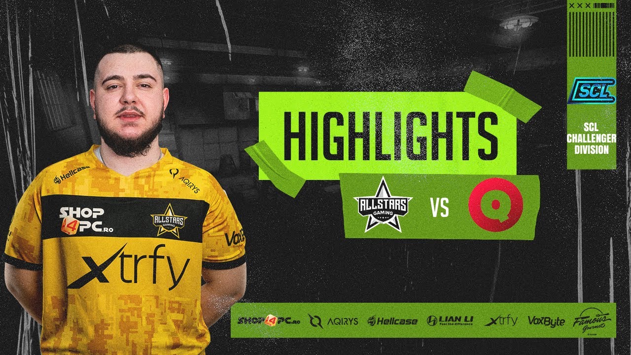 allStars vs QUAZAR | SCLEAGUE CHALLENGER DIVISION S8 - HiGHLiGHTS | CSGO