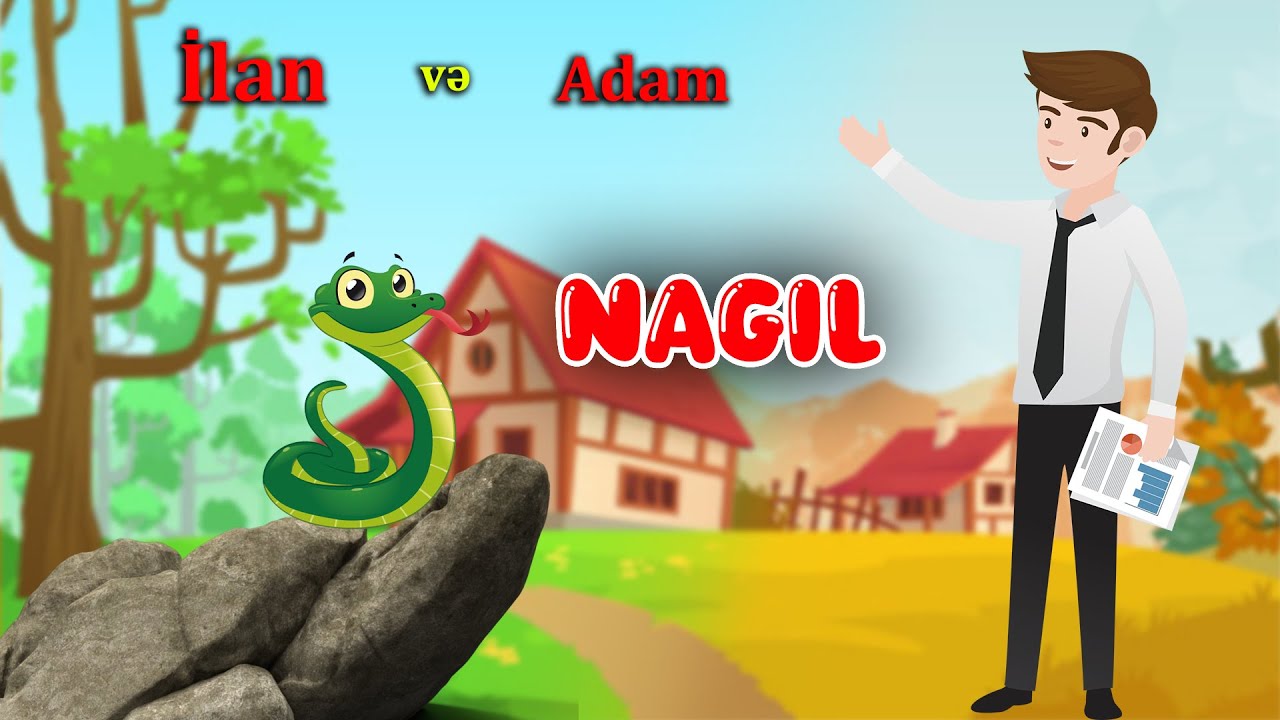 İlan və Adam  - Azərbaycanca Cizgi Filmi (Nagıl)