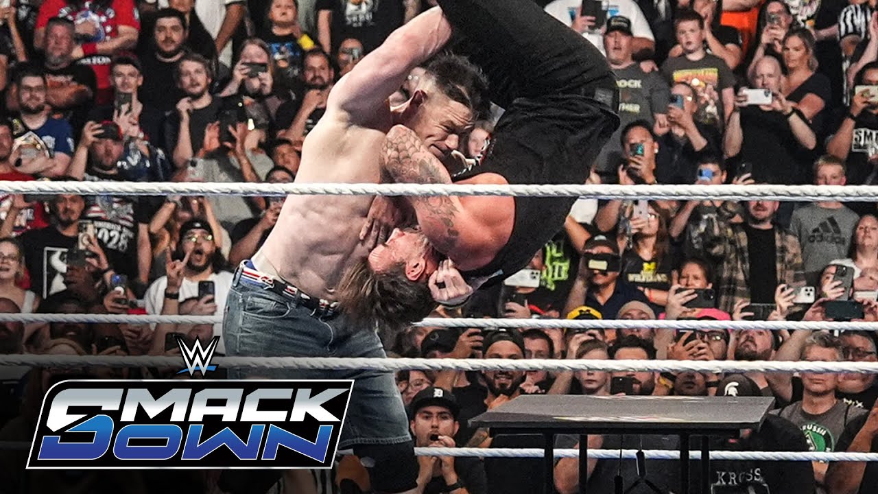 FULL MATCH: John Cena hits CM Punk with the AA through a table: SmackDown, June 20, 2025