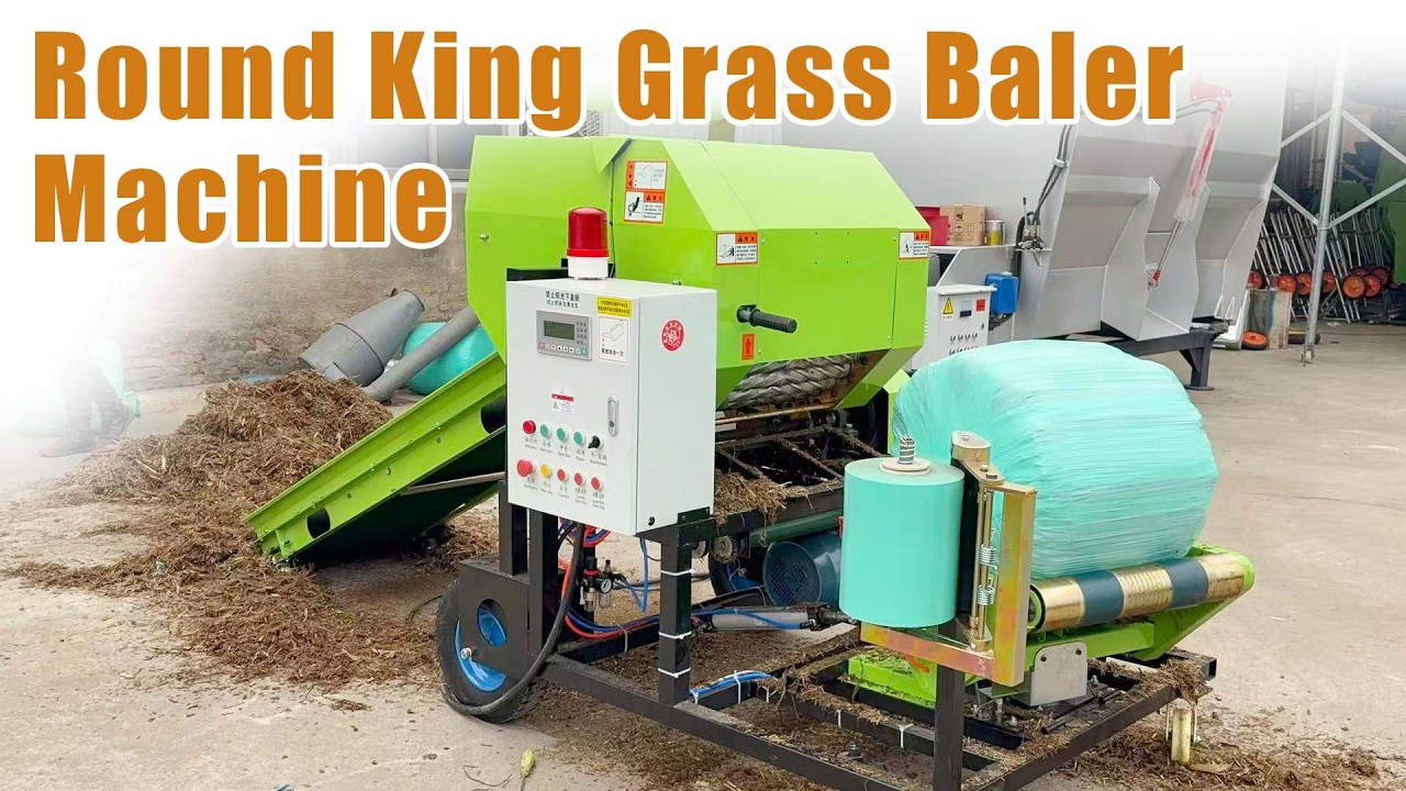 Round King Grass Baler Machine | Multiple Models & Custom Bale Sizes