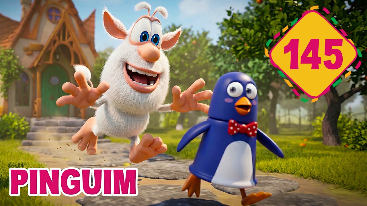 Booba 🏃&zwj;➡️ Pinguim Fugitivo 🐧 Epis&oacute;dio 145 | Desenhos animados para crian&ccedil;as