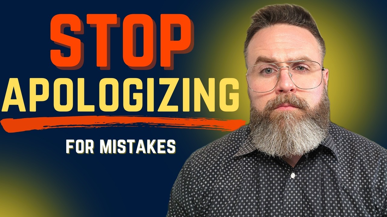 Why Over-Apologizing After a Mistake Makes Things Worse