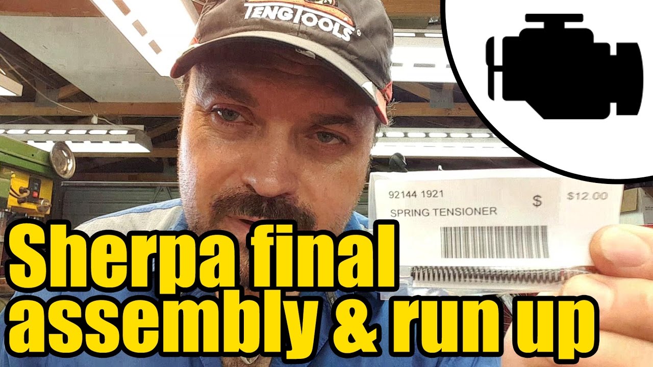 Kawasaki Super Sherpa final assembly and run up #1160