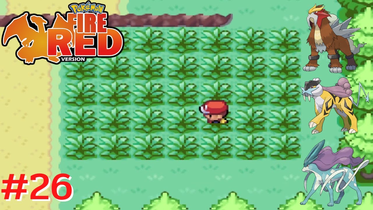 Pokemon FireRed Ep.26 ไล่ล่าน้องหมาในตำนานแห่งโจโตะ Entei/Raikou/Suicune