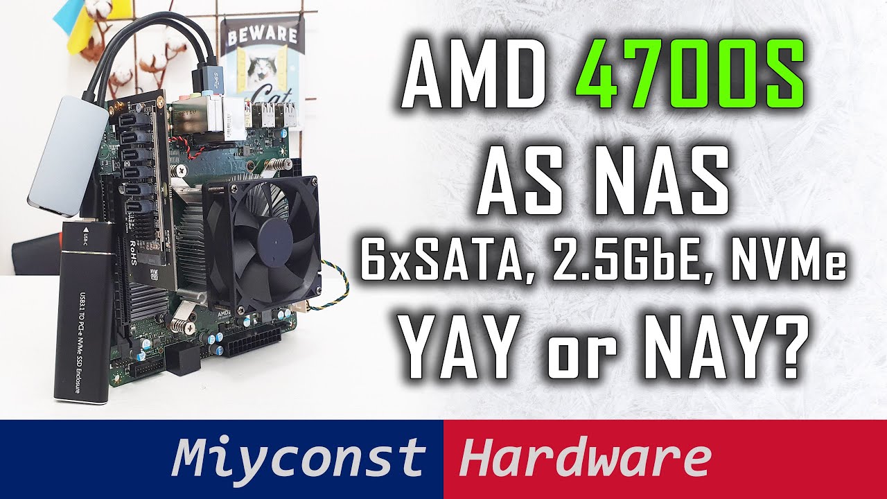 AMD 4700S &mdash; в поисках подходящего варианта использования, возможно, домашнего NAS?