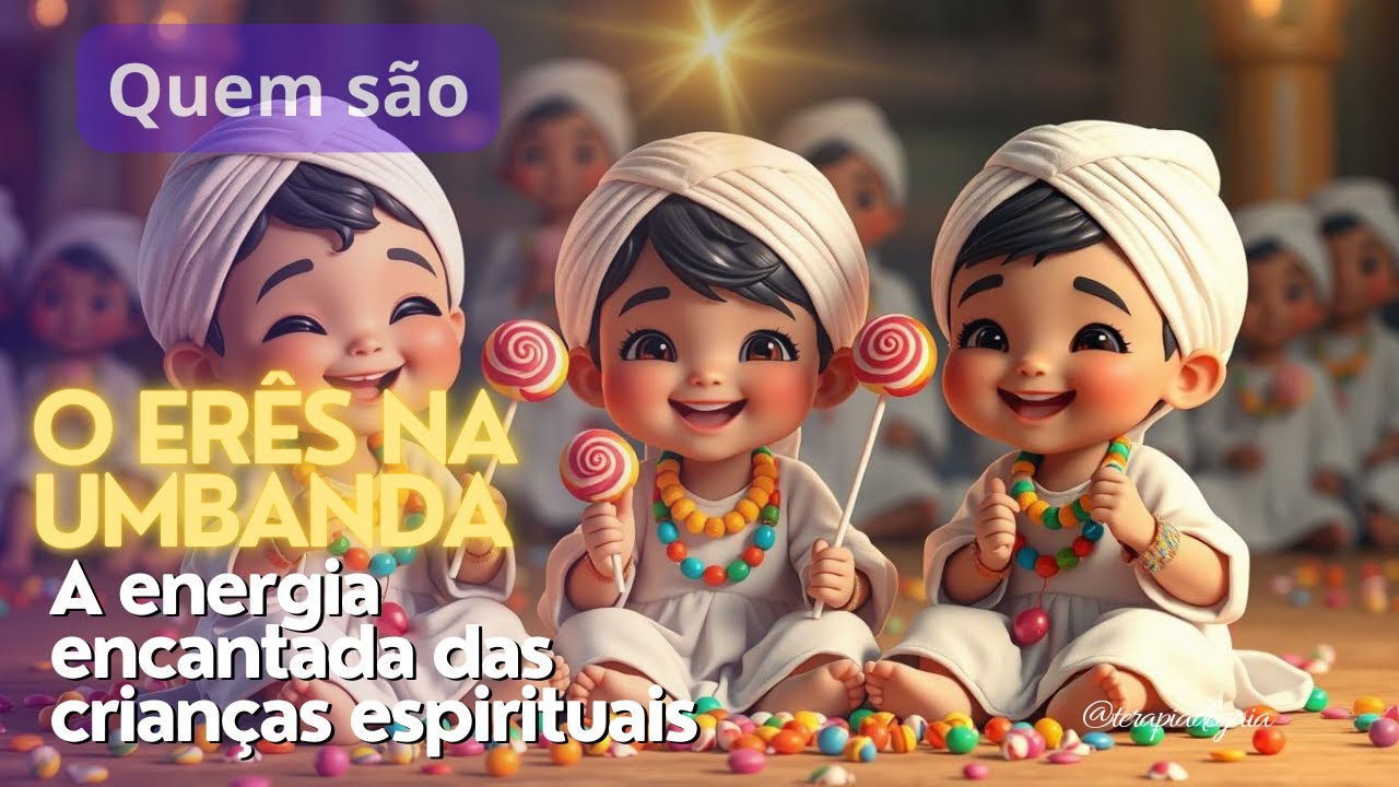 Quem são os Erês na Umbanda? A energia encantada das crianças espirituais 🍬🍭| #cosmeedamiao #ibejis