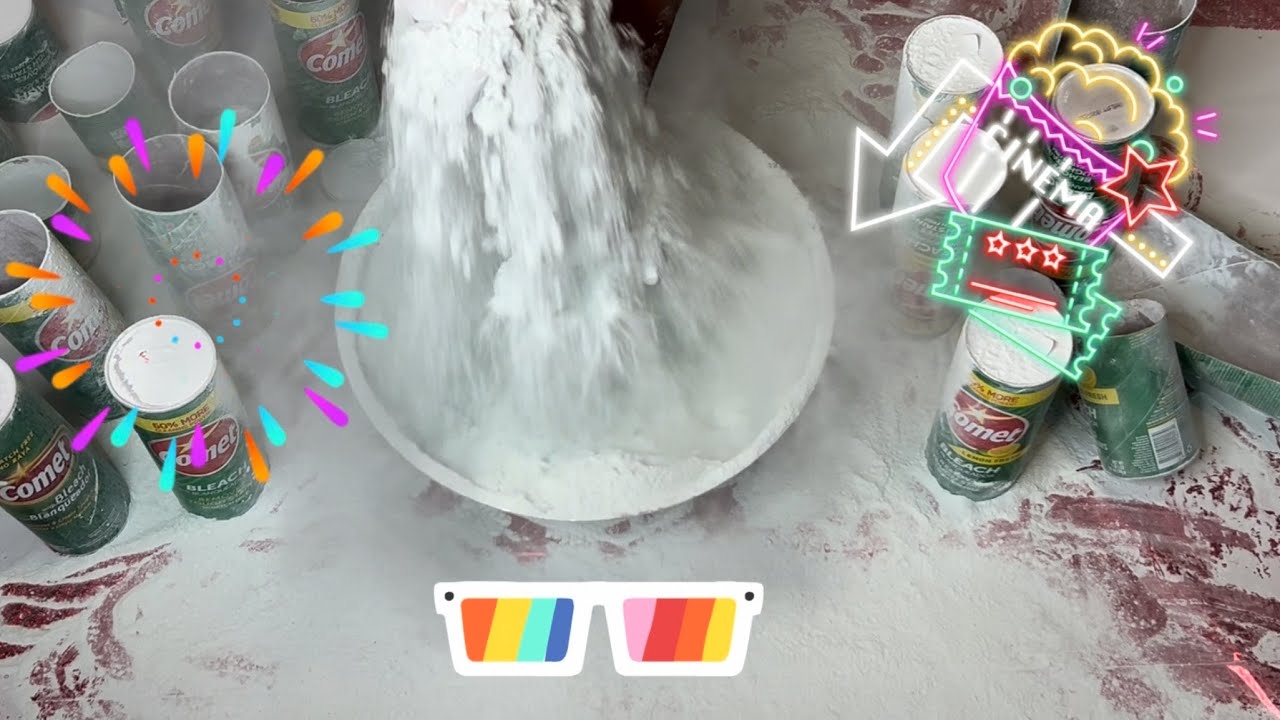 🎬💞#powderasmr #powderplay #gain #laundryasmr #cometasmr #lemoncomet #dusty #satisfying 