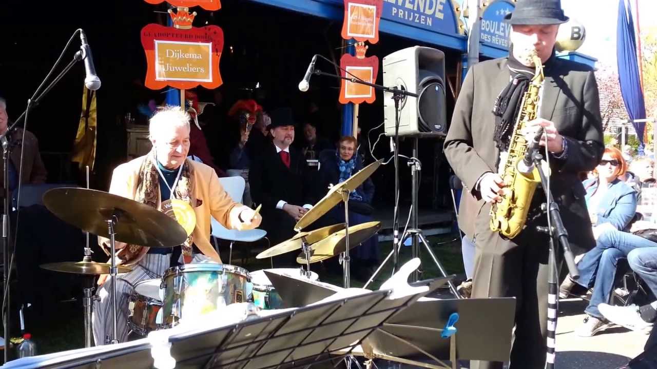John Engels, 60 jaar jazzdrummer, op het Bredewegfestival