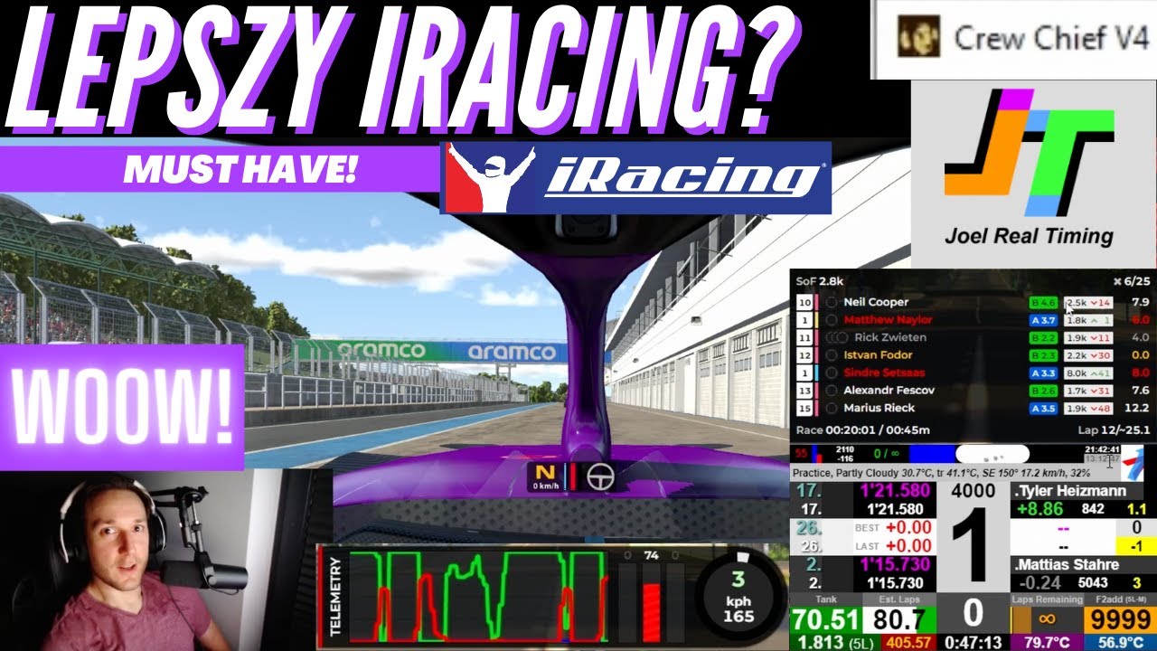 Mody do iRacing! To jest absolutny MUST HAVE! Wyciśnij z iracing MAX :P