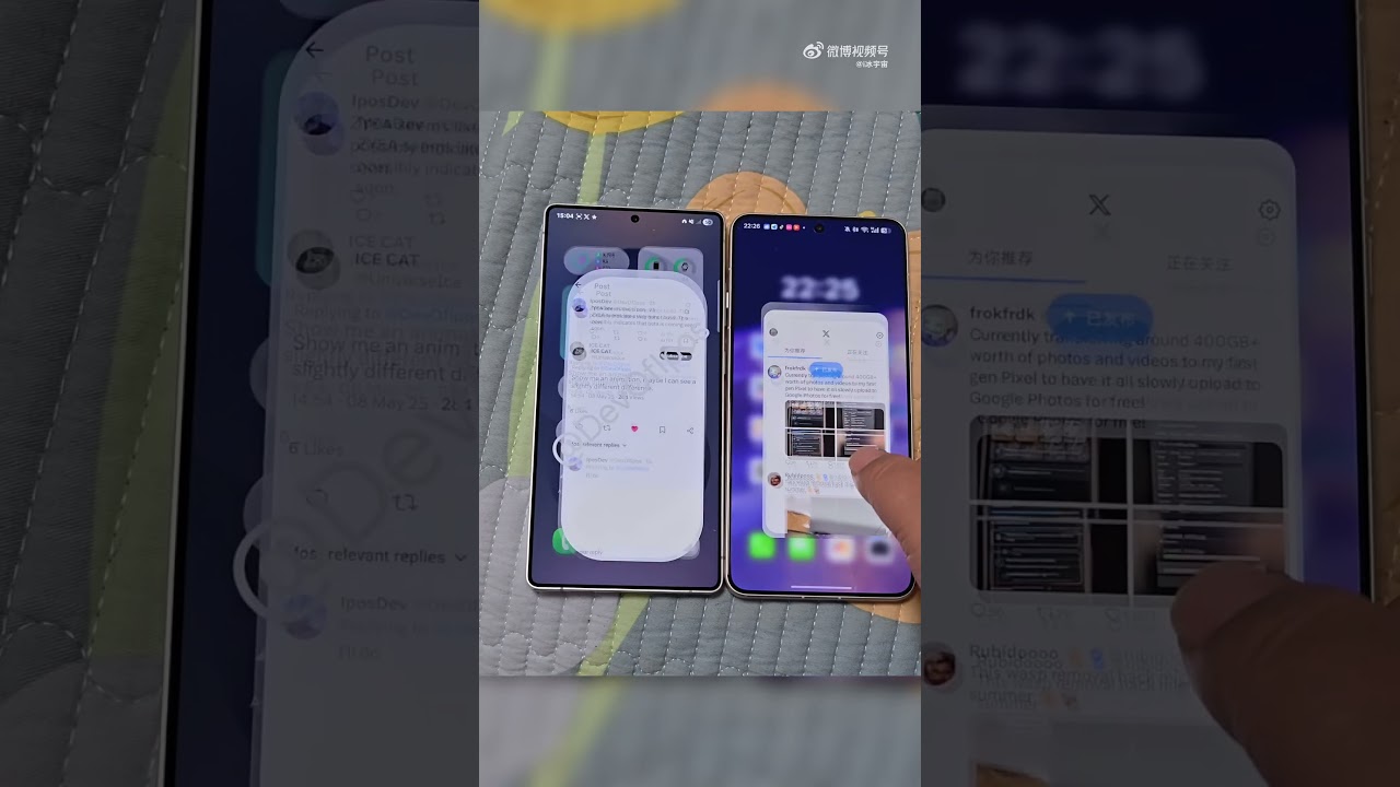 One UI 8 and ColorOS 15 have almost the same curve in app opening