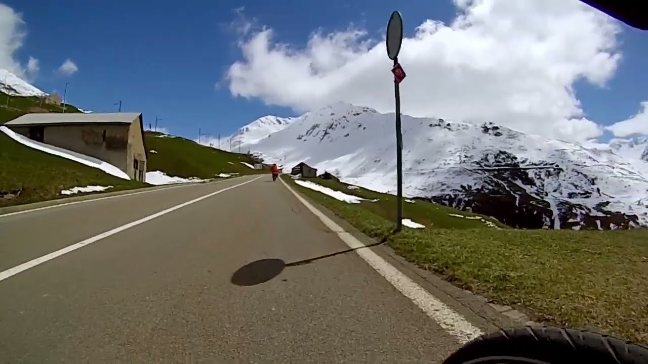 Eurovelo 15 - Rhine Cycle Route - Day 1 - Part 5 - Oberalp Pass Ascent from Andermatt - Remastered