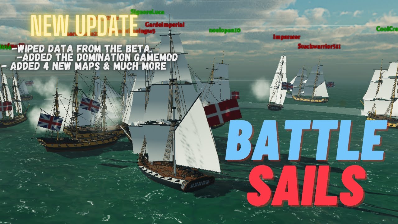 Battle Sails Roblox - NEW UPDATE | Data Wipe + New Game Mode