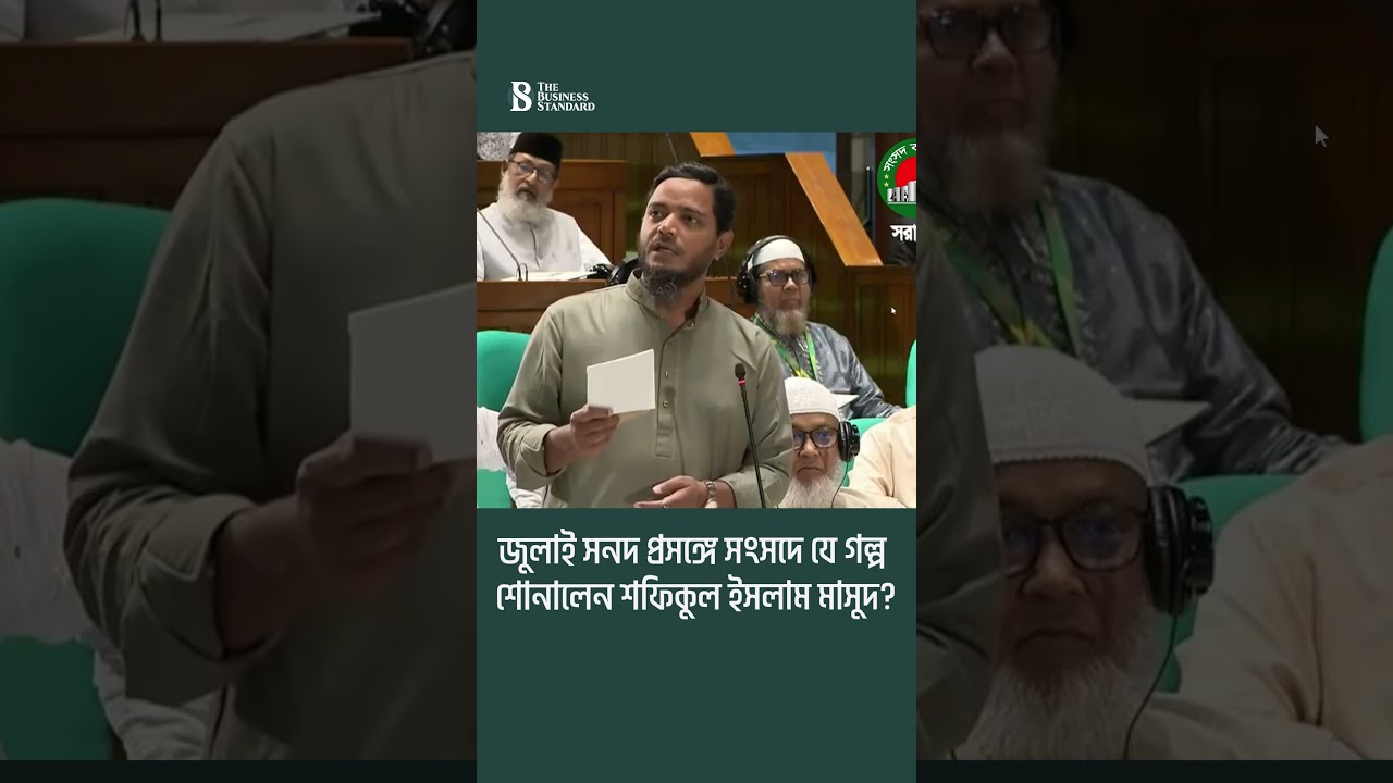 জুলাই সনদ প্রসঙ্গে সংসদে যে গল্প শোনালেন শফিকুল ইসলাম মাসুদ? | The Business Standard