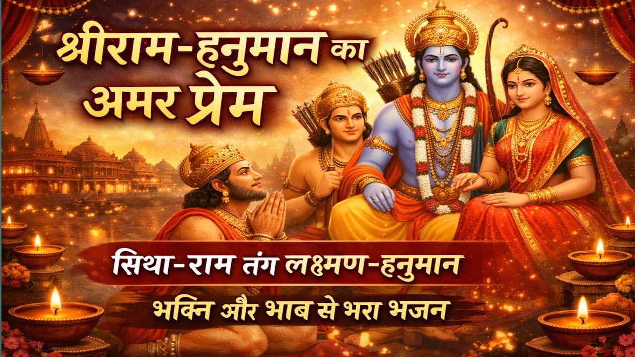 Shri Ram Hanuman Bhajan | Siya Ram  Lakshman Hanuman | Ayodhya Bhakti Song | Emotional Ram Bhajan