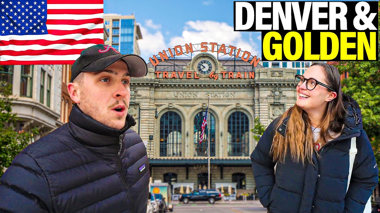 British Couple's First Time in COLORADO 🇺🇸 (Denver & Golden)