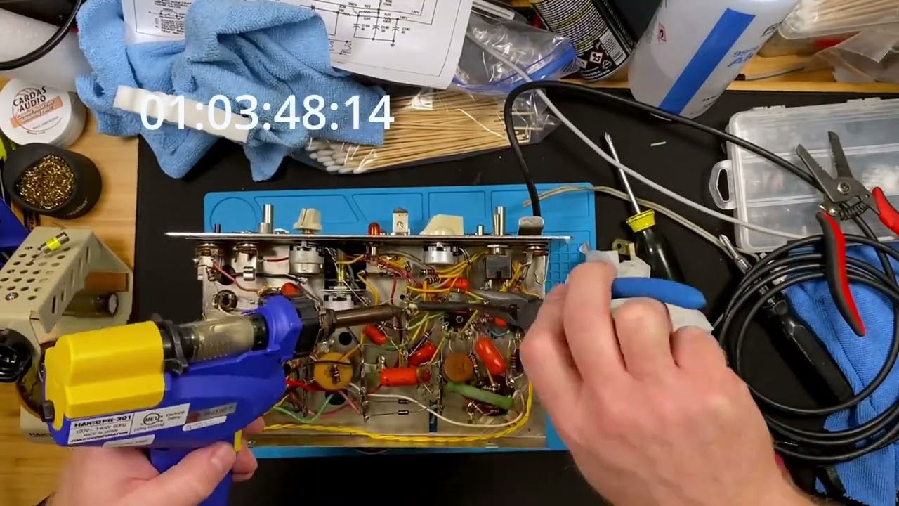 Echoplex EP2 Tube Tape Echo Restoration - Part 4 - First Time Power Up!