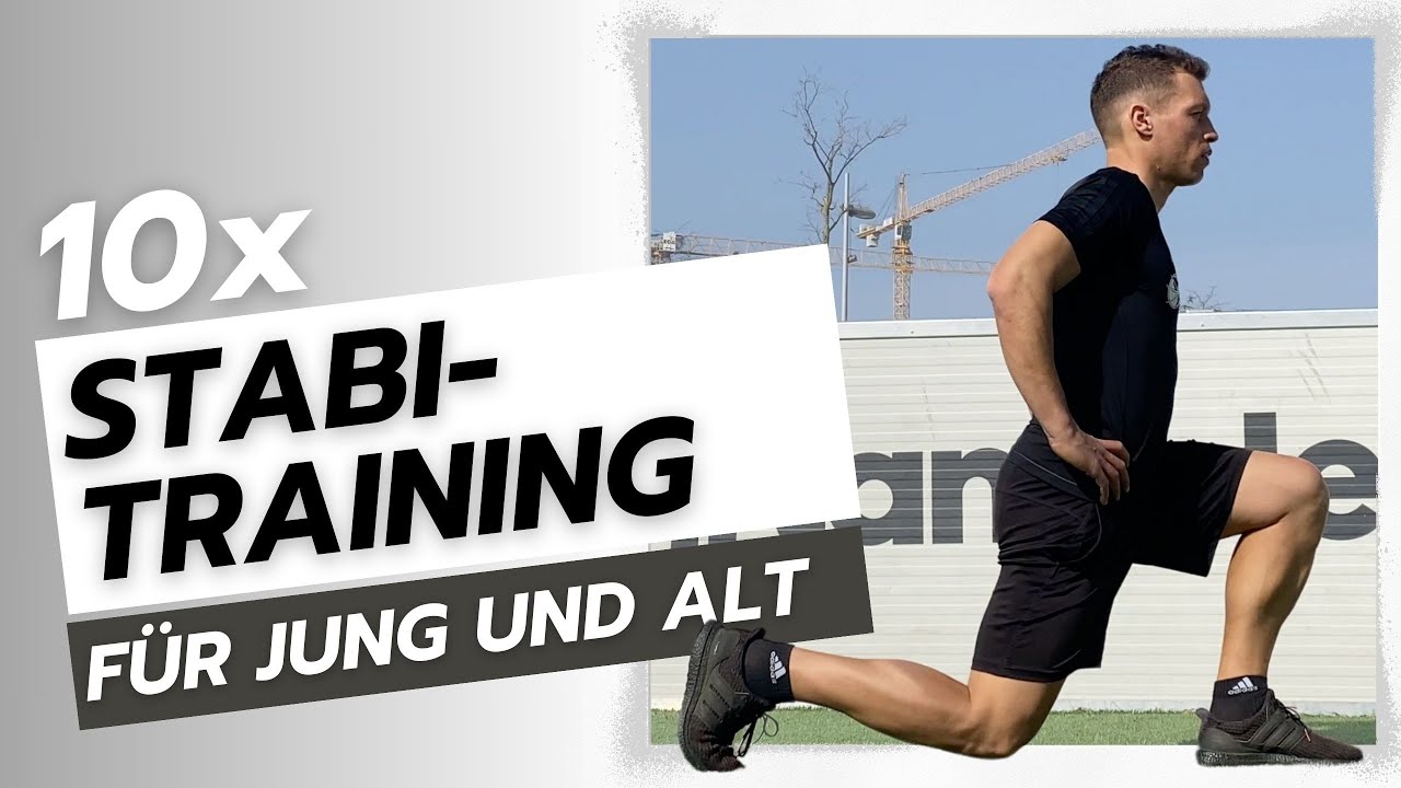 Stabilisationsübungen für Fußballer I Muskelaufbau für zuhause! Ohne Geräte