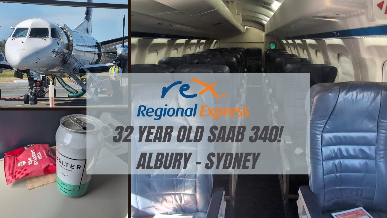 Flying on a 32 year old Saab 340 in 2024!