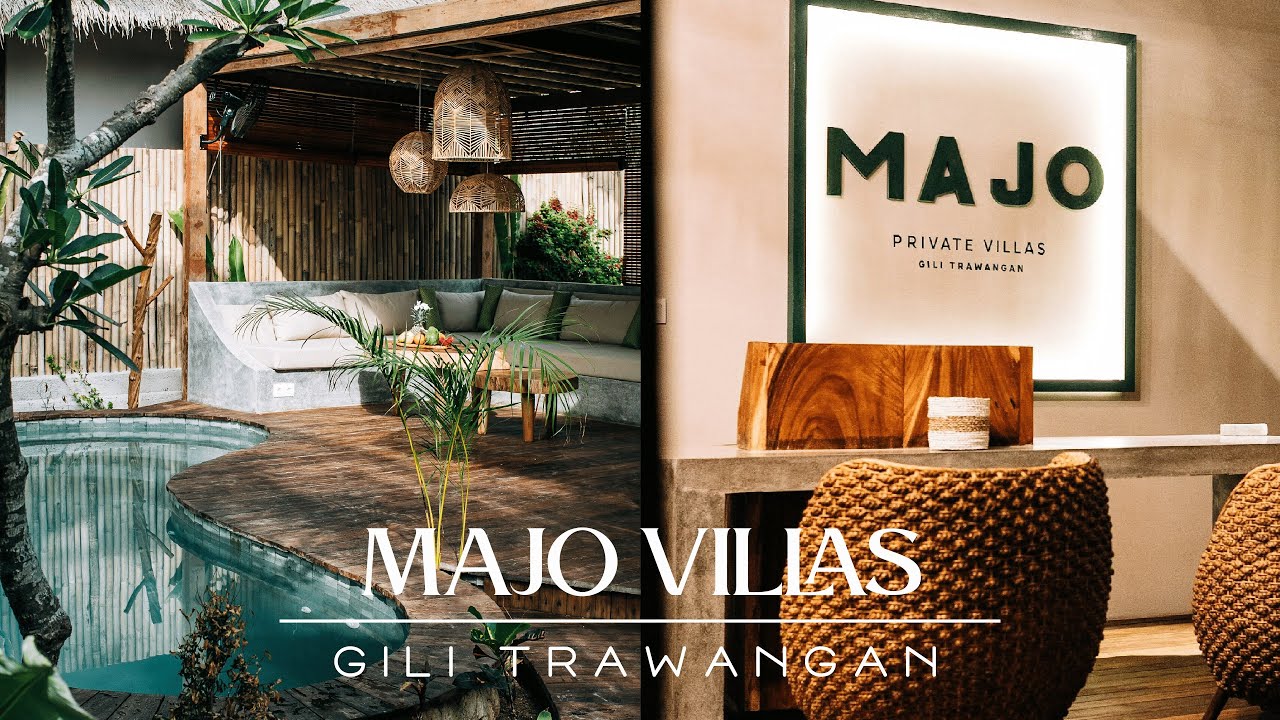 VILLA UNIK DI GILI TRAWANGAN | Staycation Majo Trawangan Villas