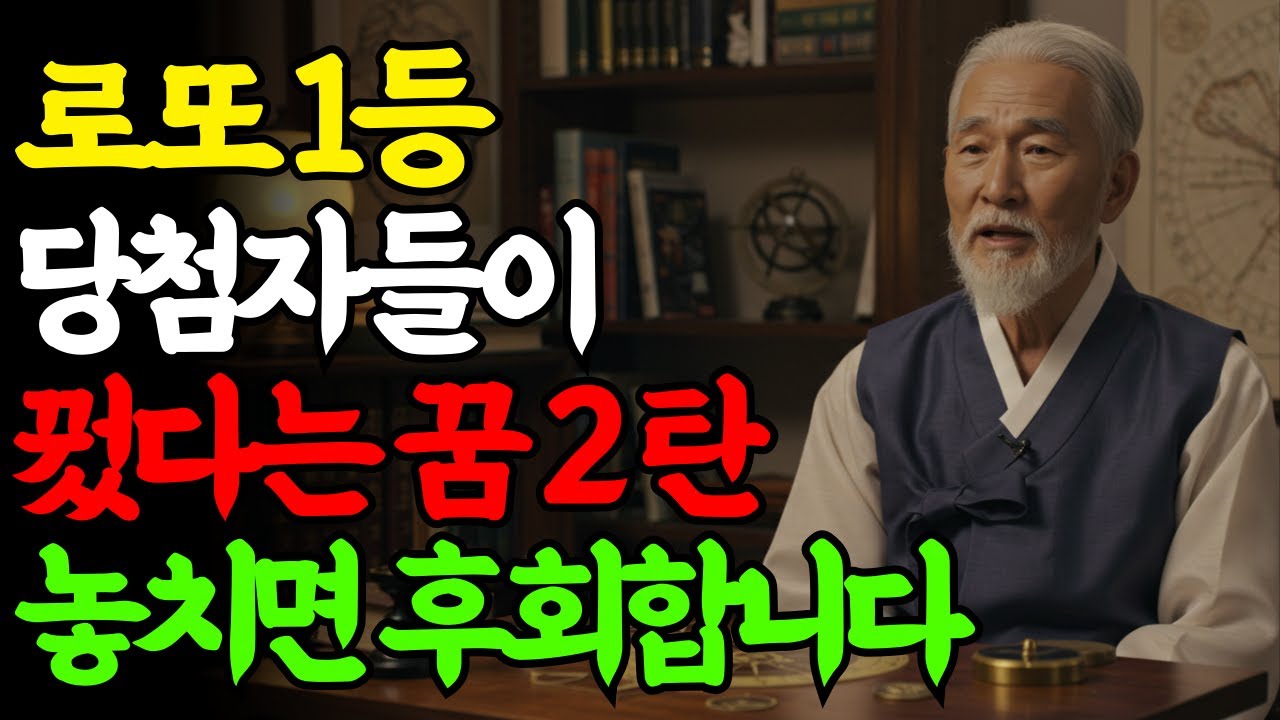 로또 1등 당첨자들이 꾼 무서운 꿈 2탄
