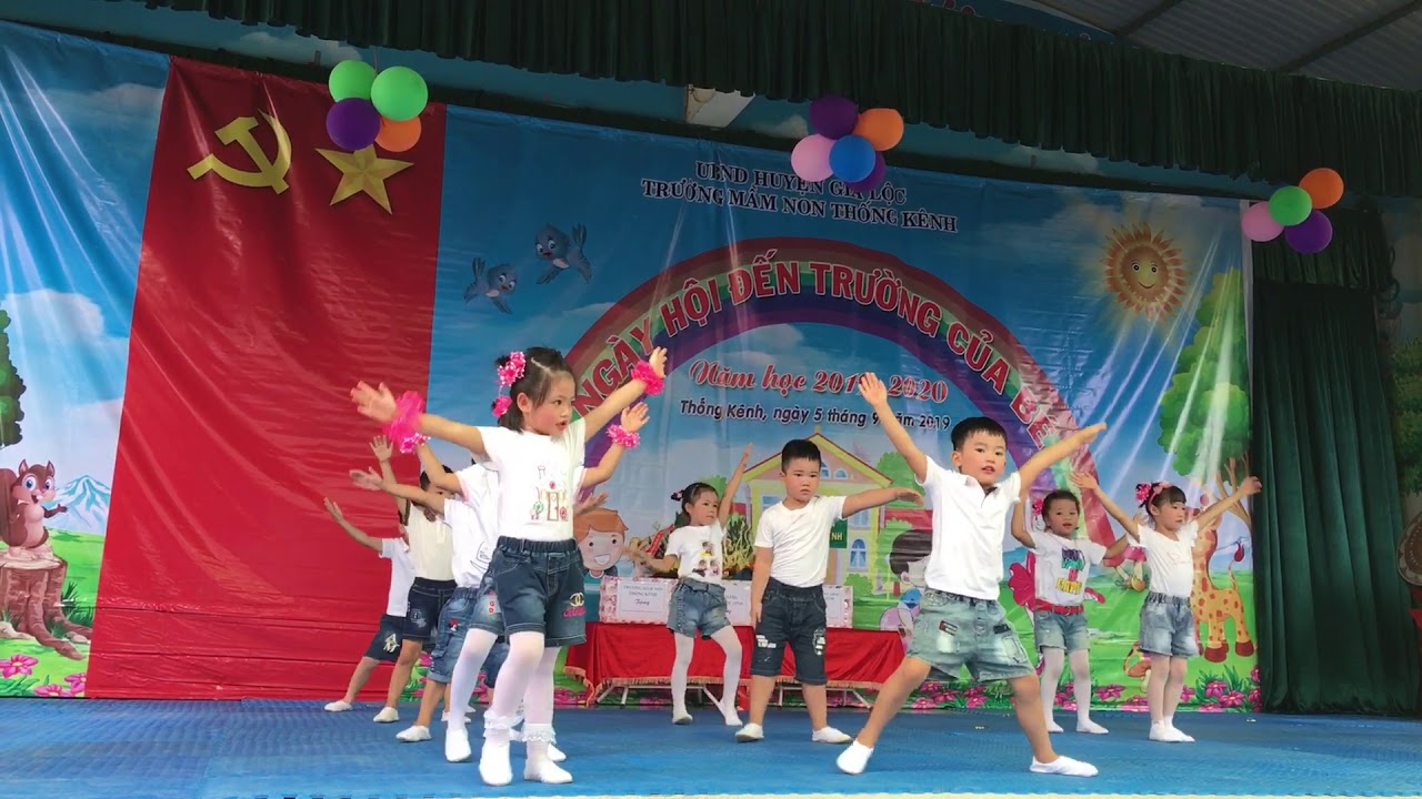Bài múa: Ước mơ tuổi thần tiên - Trường MN Thống Kênh