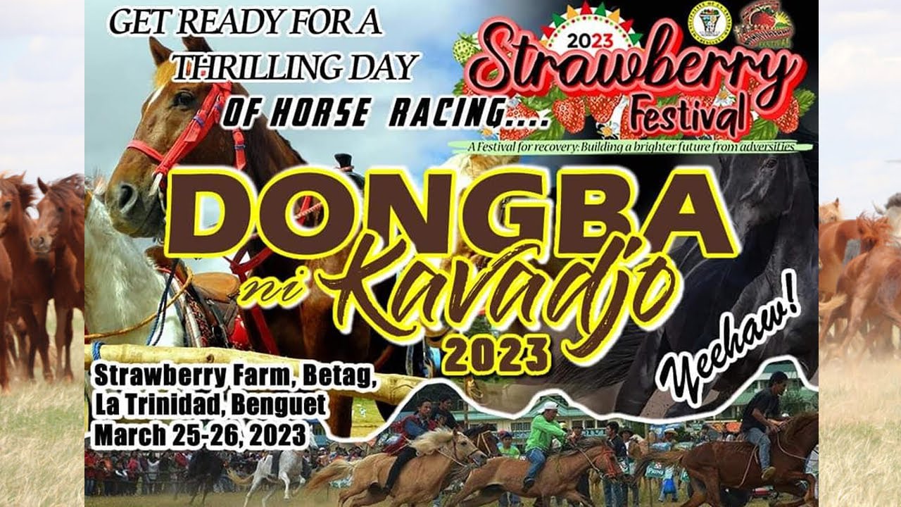 Dongba ni kavadjo - Horse racing in La Trinidad, Benguet