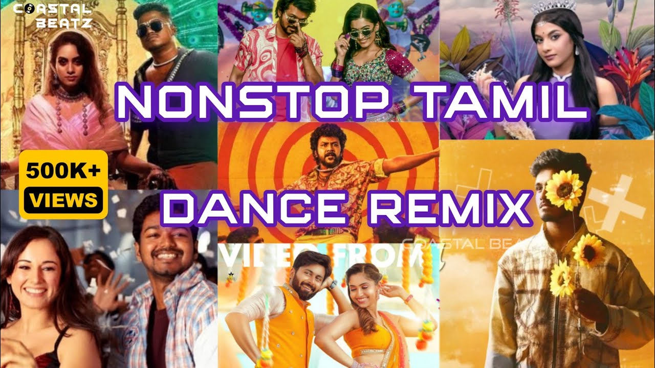 Nonstop Tamil Dance Remix | Kollywood DJ Songs 😍 | Trending 2024 | Coastal Beatz | Mega Party Mix