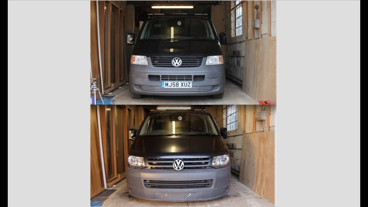 Vw T5  to  T5.1 front end facelift step by step guide