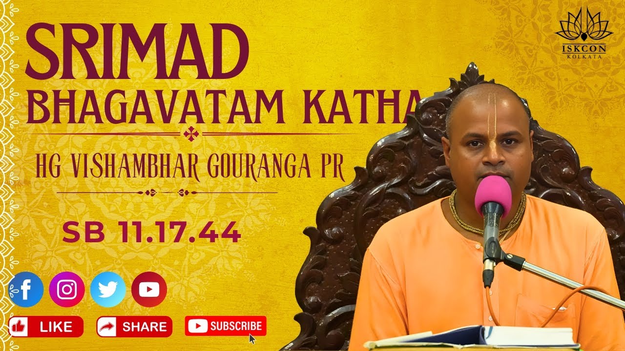 SB 11.17.44| 3rd Feb 2026 | HG Vishambhar Gouranga Prabhu