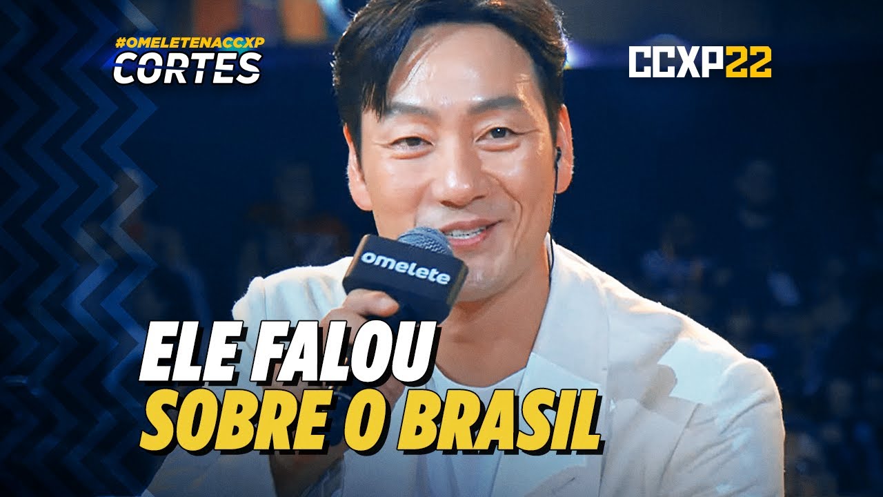 PARK HAE-SOO (ROUND6) NA #CCXP22: ELE QUERIA FAZER PARTE DO BRASIL | CORTES Omelete | #OmeleteNaCCXP