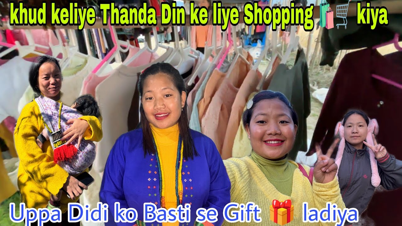 Khud Ke liye Kiya Shopping | Uppa Didi ko diya Gift 🎁 | Pura Orange ko Distribute kr diya Ziro ake |