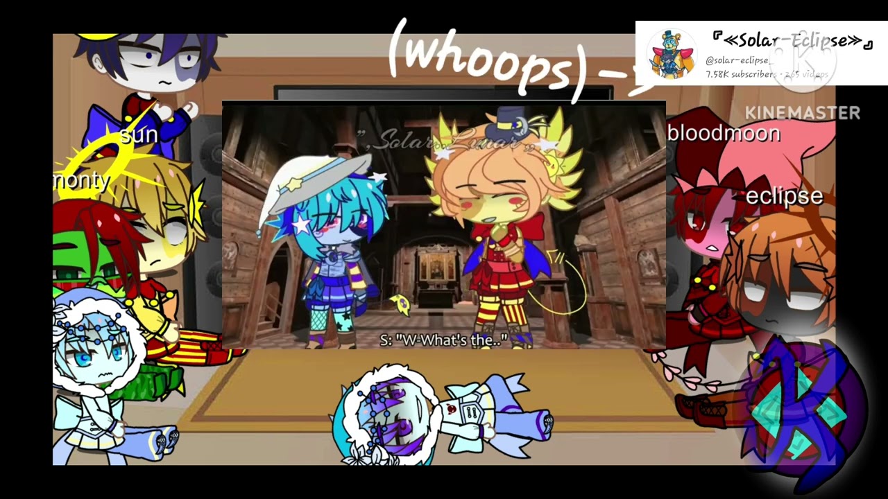tsams react to evil lunar au (not this au)first reaction video