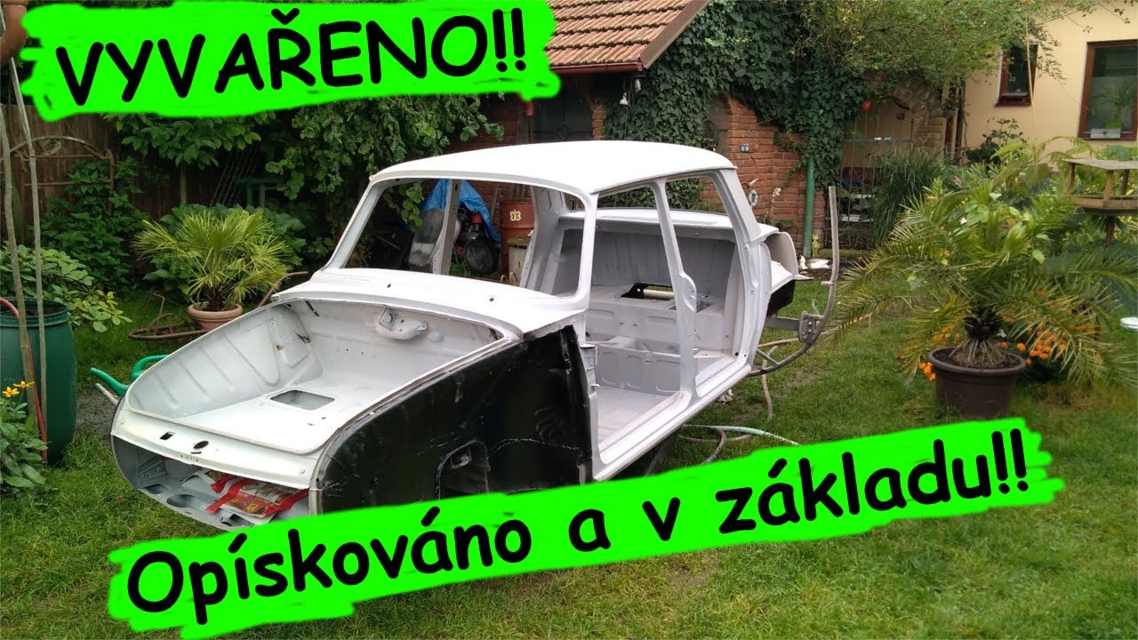 Škoda 1000MB Renovace 3, Vyvařování a pískování karosérie(:Kutilovna:)