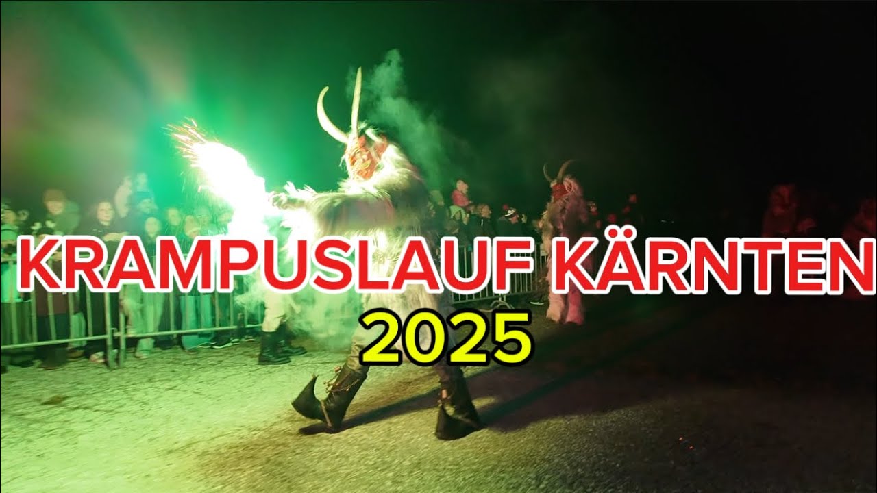 KRAMPUSLAUF in KÄRNTEN (Arnoldstein) 2025 | Brauchtum Österreich