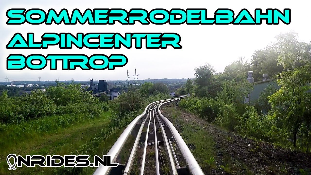 Sommerrodelbahn Alpincenter Bottrop Germany HD Onride POV