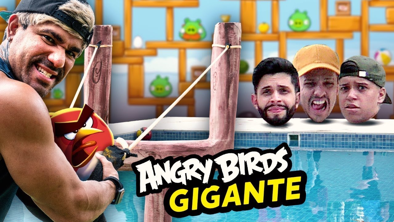 ESTILINGUE GIGANTE NA GAMELAND - QUEBROU GERAL