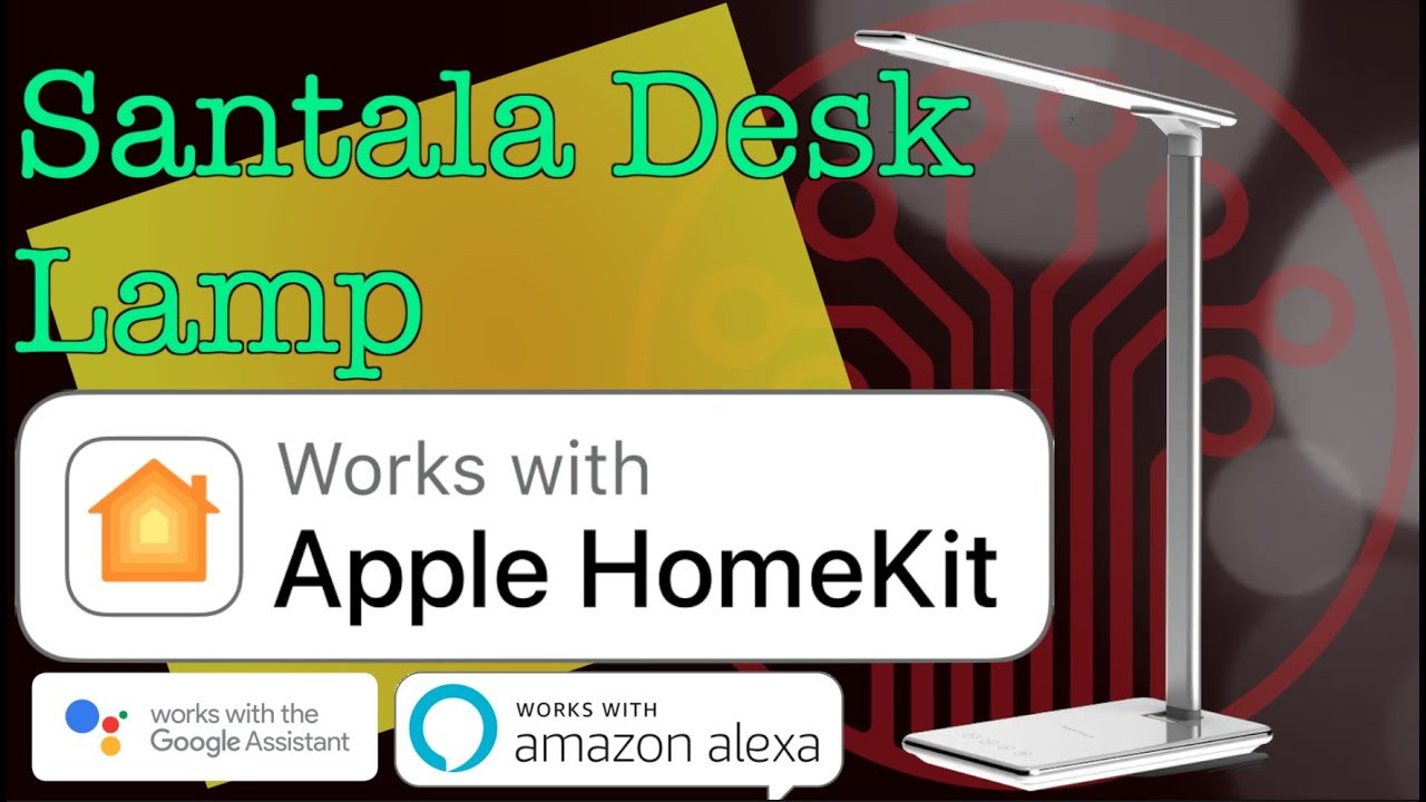 Santala Desk Lamp with QI Charger Review and First Looks (Apple Homekit)