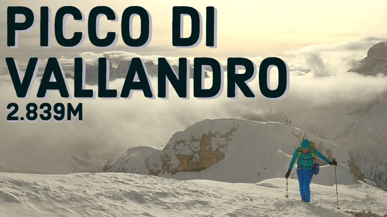 Picco di Vallandro 2.839m 🏔 da Carbonin - INVERNALE