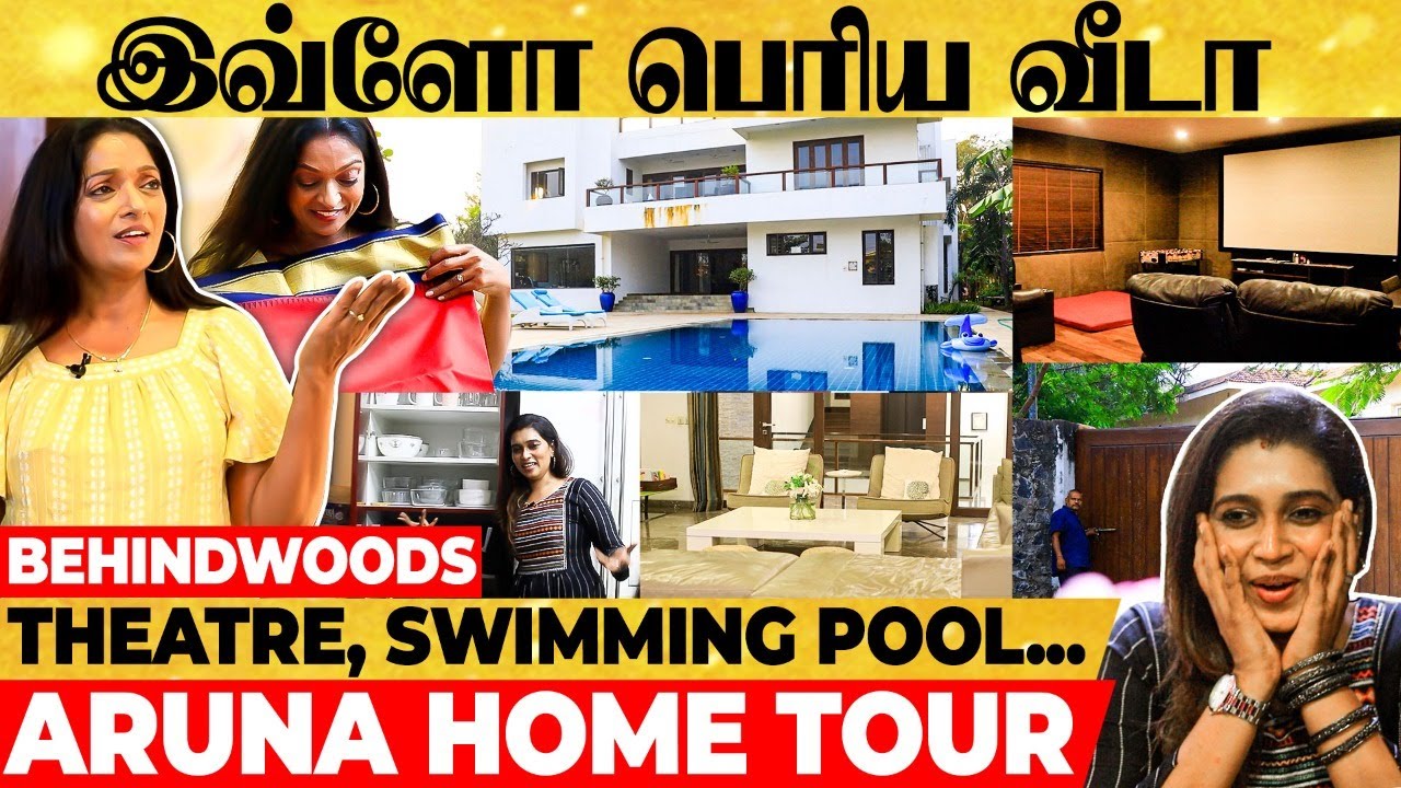 ஒவ்வொரு Room-ம் ஒரு வீடு மாதிரி இருக்கே, என்ன பிரம்மாண்டம்... 🏠😍 Actress Aruna Home Tour