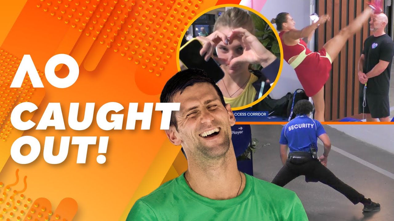 Hilarious behind the scenes moments from 2024 Australian Open | Wide World of Sports