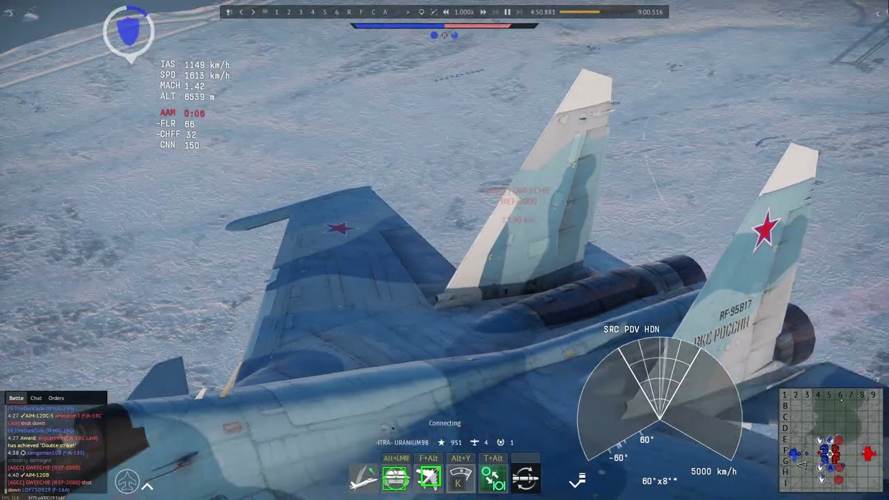 Su-30SM2 13킬 1어시 0데스