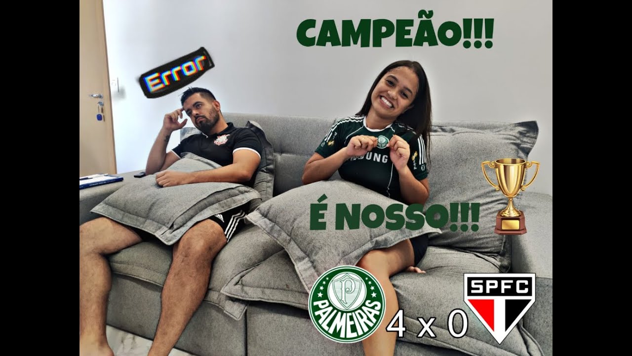 React Reações Palmeiras x São Paulo final 2 Paulistão 2022