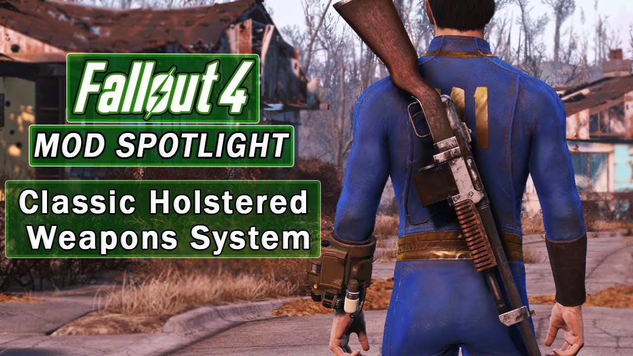 Classic Holstered Weapons System (CHW) - Fallout 4 Mod Spotlight