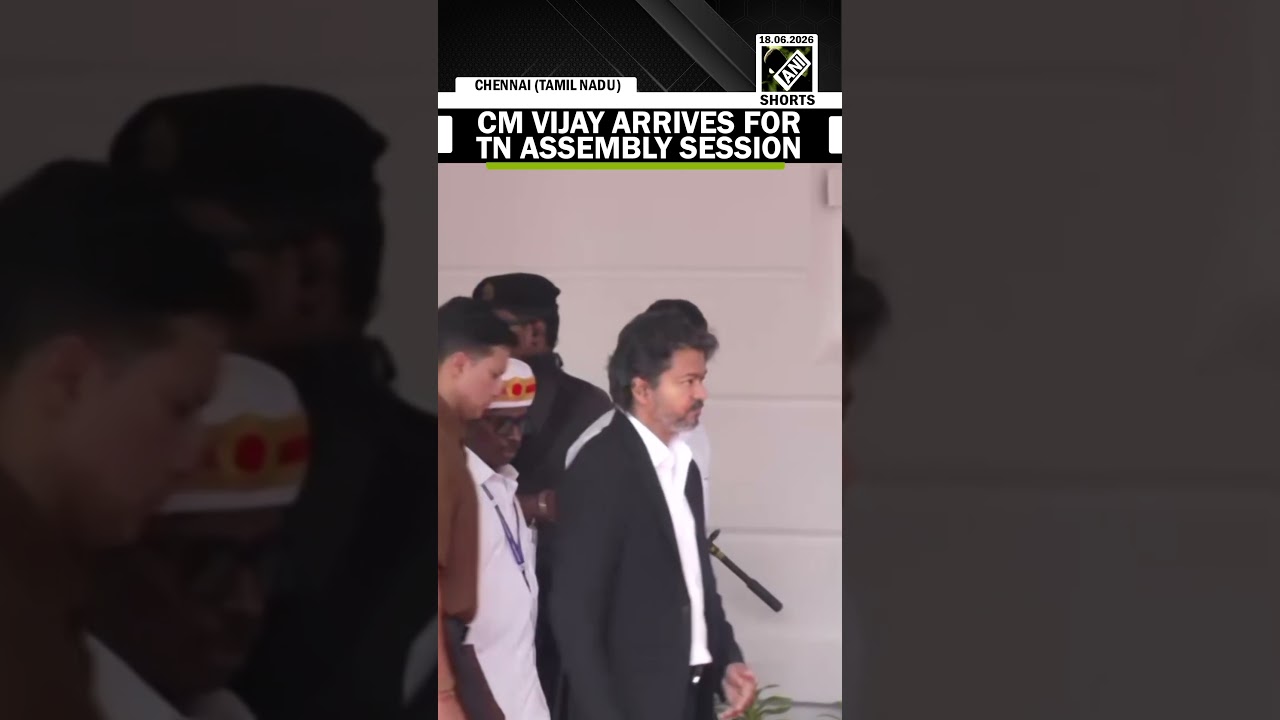 Watch! Tamil Nadu Chief Minister C Joseph Vijay arrives at Secretariat for assembly session