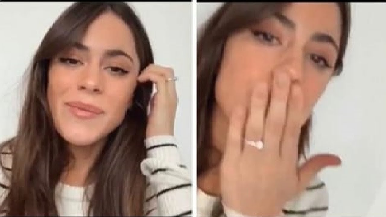 💍TINI Stoessel con un anillo de compromiso💍💕 SebastiánYatra💕