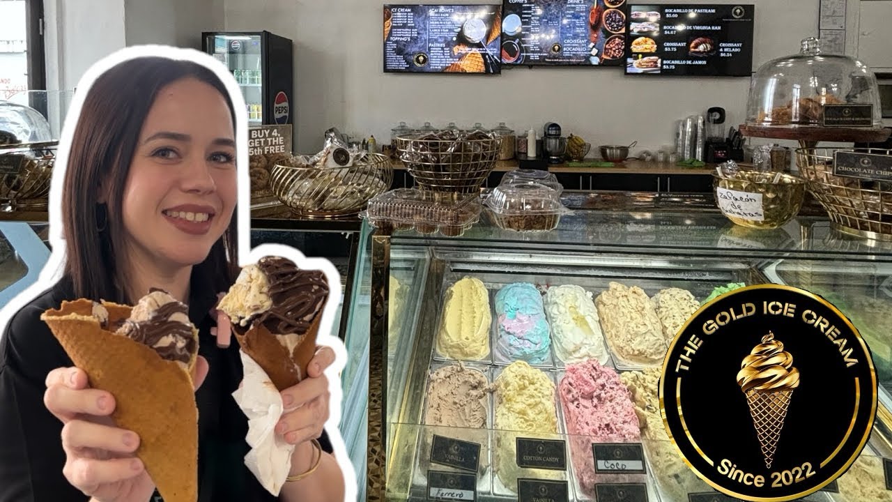 CON SUS HELADOS DE ORO ESTÁN  REVOLUCIONANDO A PUERTO RICO